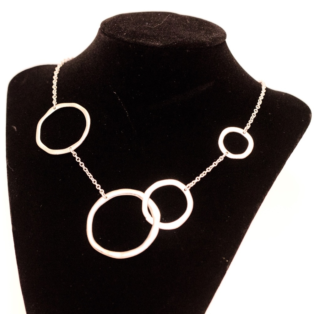 Silver Rings Necklace - Picture 2 of 5